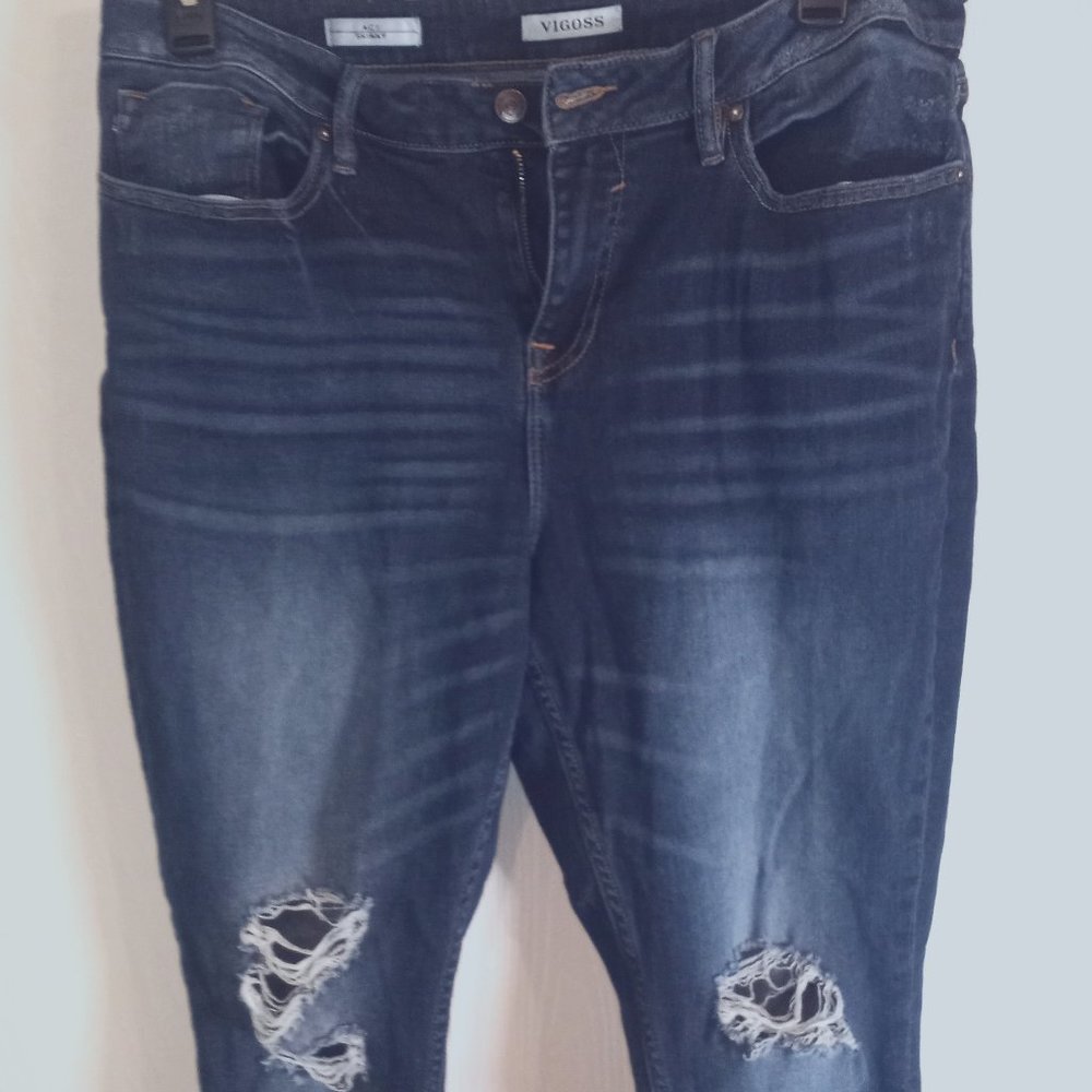 VIGOSS - Women’s Ace Skinny - Distressed - Size 16